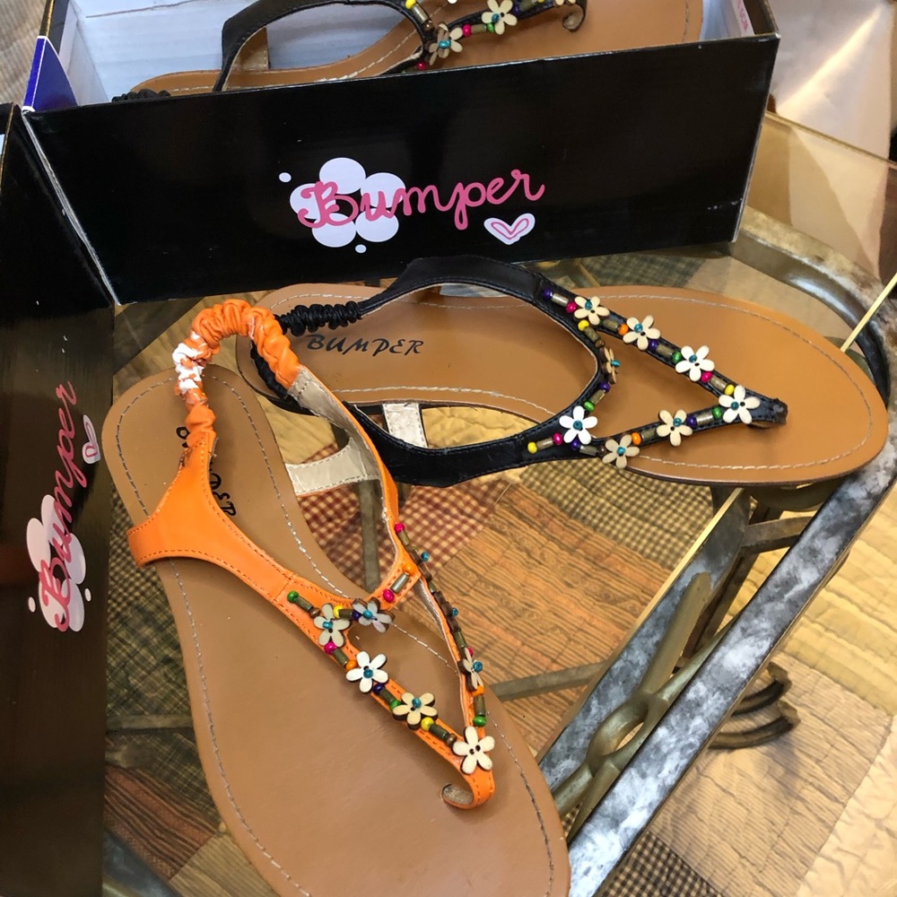 Bumper twin pair sandals
